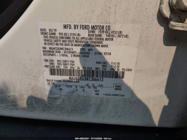 2019 FORD ECOSPORT SES 9