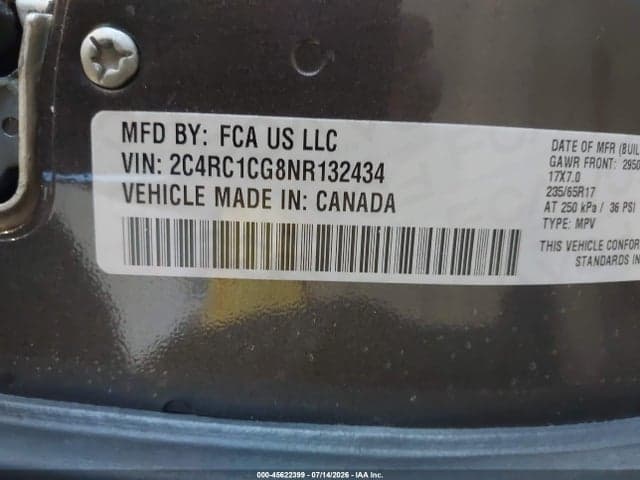 2022 CHRYSLER VOYAGER LX 9