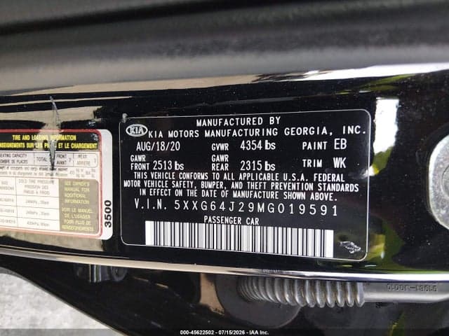 2021 KIA K5 GT-LINE 9