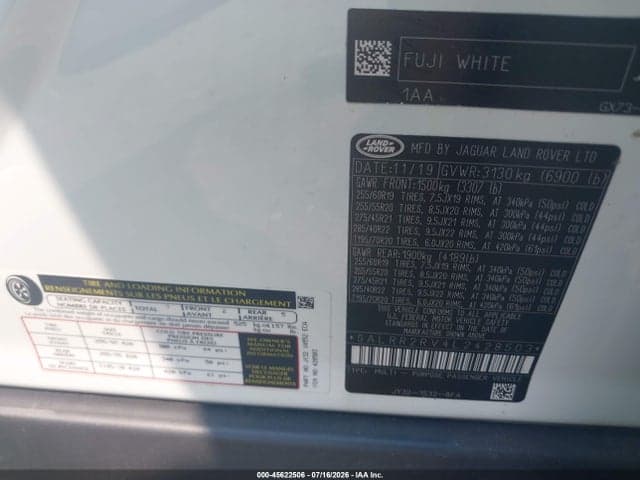 2020 LAND ROVER DISCOVERY HSE 9