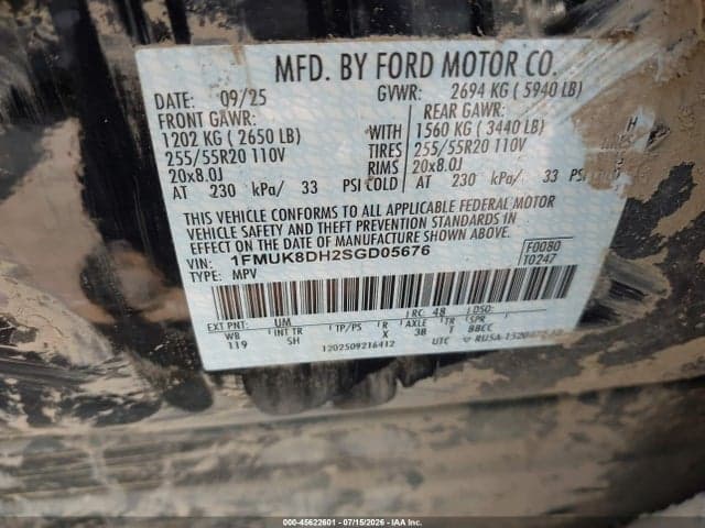 2025 FORD EXPLORER ACTIVE 9