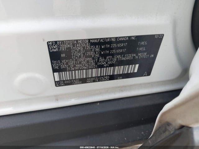 2022 TOYOTA RAV4 XLE 9