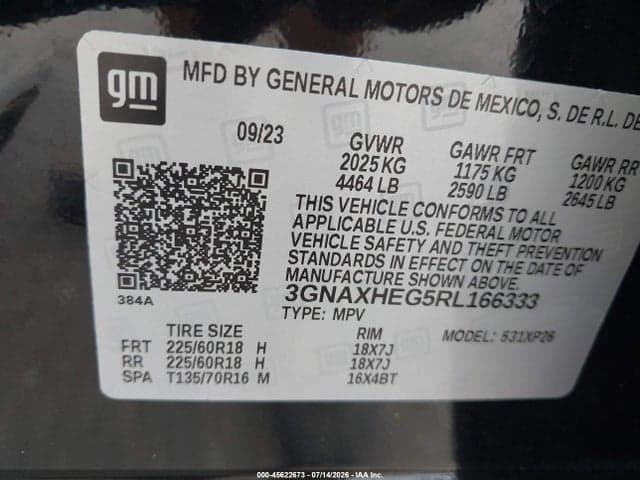 2024 CHEVROLET EQUINOX FWD LS 9