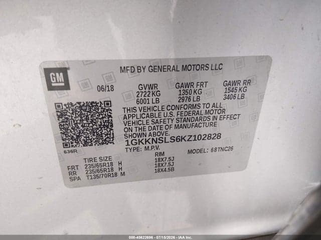 2019 GMC ACADIA SLE-2 9