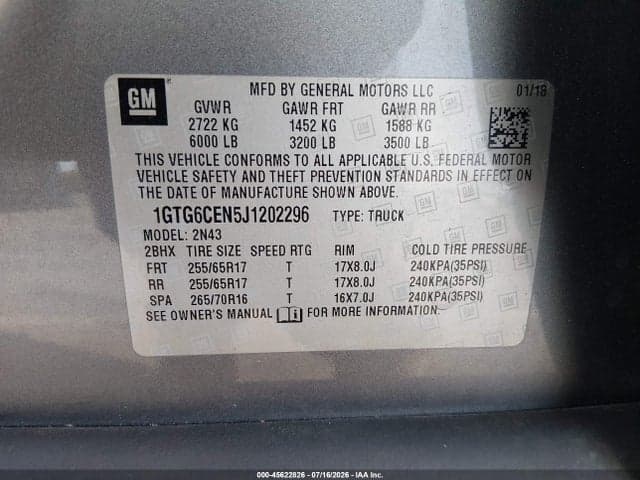 2018 GMC CANYON SLE 9