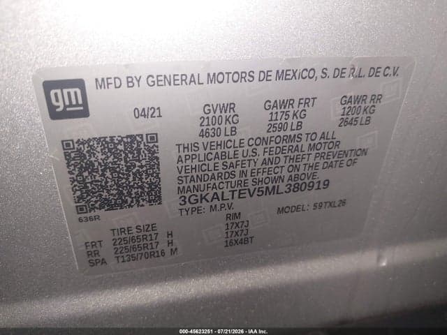 2021 GMC TERRAIN AWD SLE 9