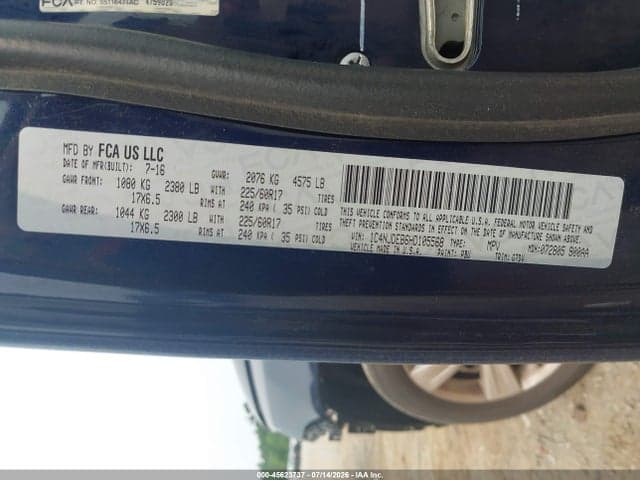 2017 JEEP COMPASS LATITUDE 9