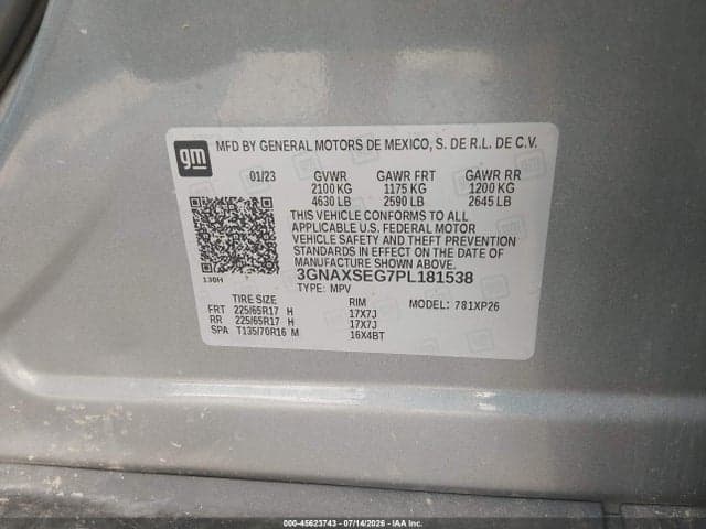 2023 CHEVROLET EQUINOX AWD LS 9