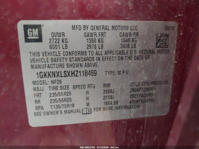 2017 GMC ACADIA DENALI 9