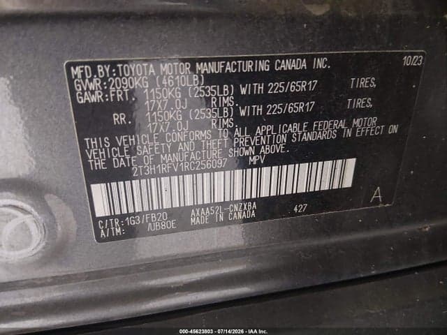 2024 TOYOTA RAV4 LE 9