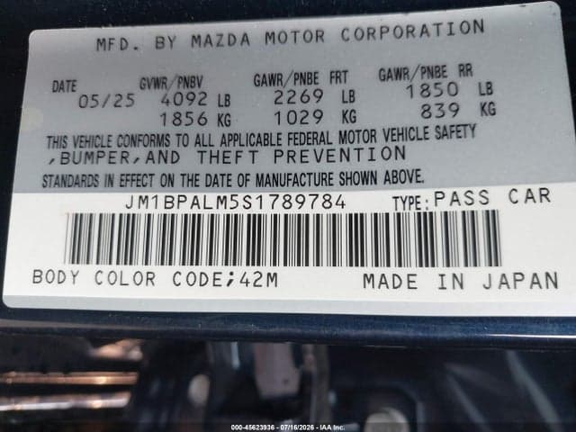 2025 MAZDA MAZDA3 2.5 S PREFERRED 9