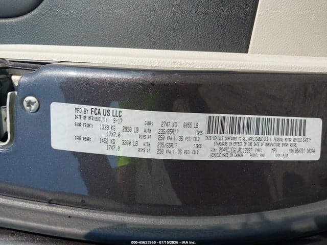 2018 CHRYSLER PACIFICA TOURING L PLUS 9