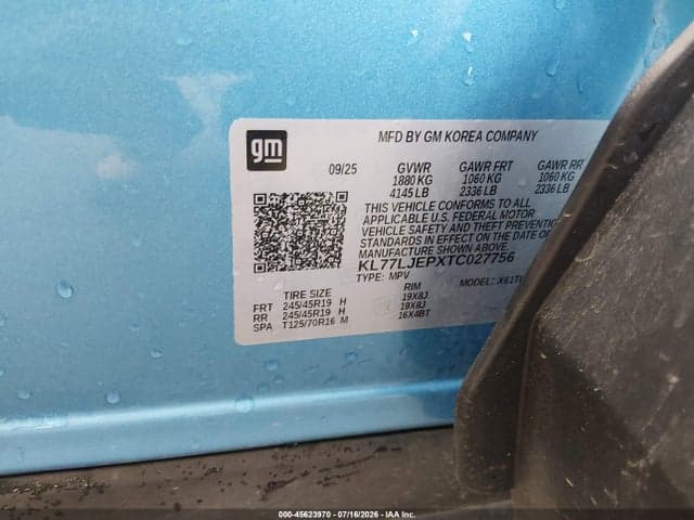 2026 CHEVROLET TRAX FWD 2RS 9