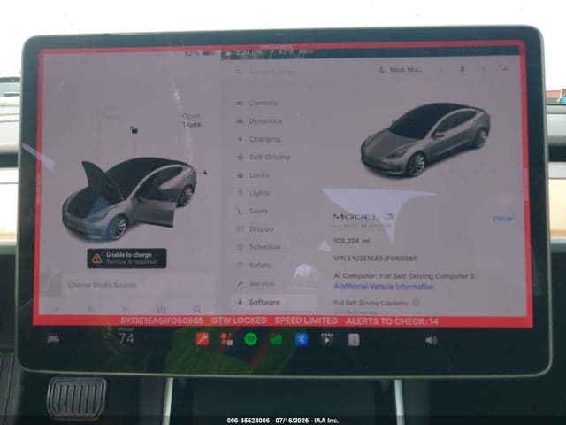2018 TESLA MODEL 3 LONG RANGE/MID RANGE 7