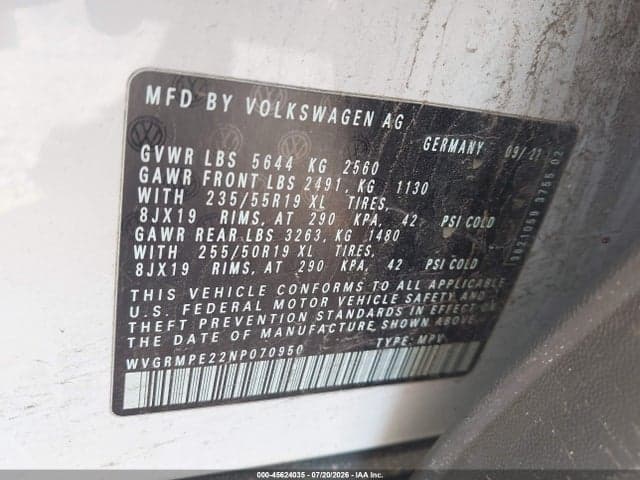 2022 VOLKSWAGEN ID.4 PRO 9