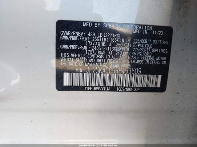 2024 SUBARU FORESTER PREMIUM 9