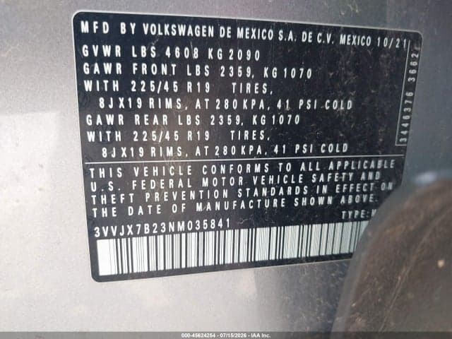 2022 VOLKSWAGEN TAOS 1.5T SEL 9