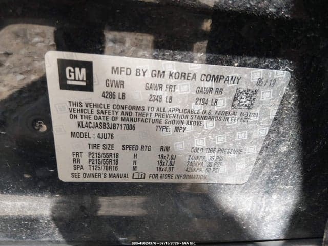 2018 BUICK ENCORE PREFERRED 9