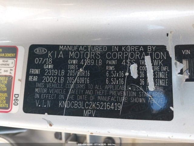 2019 KIA NIRO LX 9