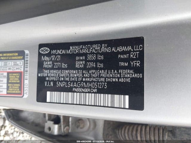 2021 HYUNDAI ELANTRA SEL 9