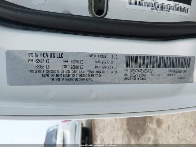 2018 CHRYSLER 300 LIMITED AWD 9