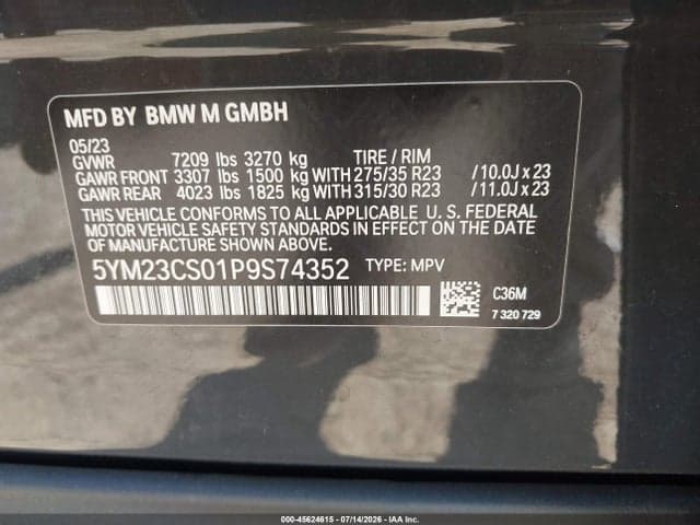 2023 BMW XM 9
