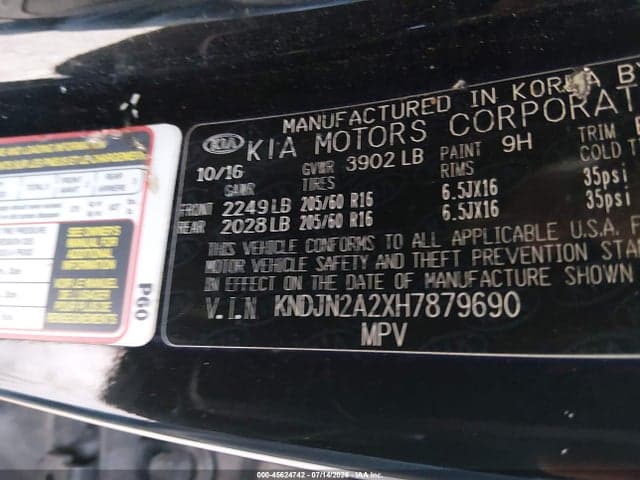 2017 KIA SOUL 9