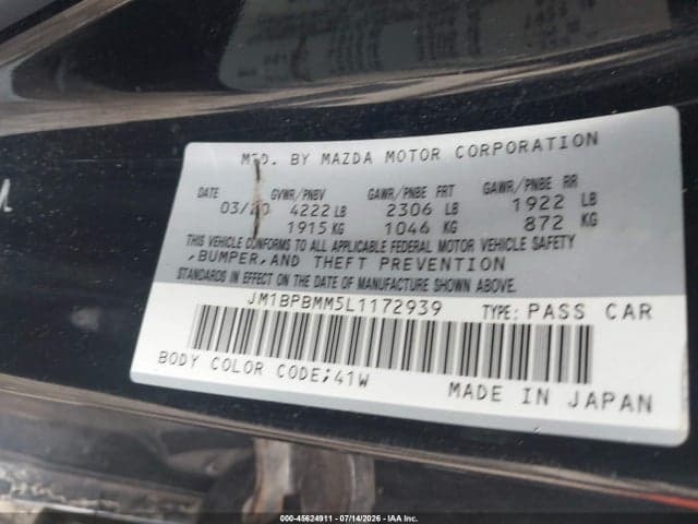 2020 MAZDA MAZDA3 PREFERRED PACKAGE 9