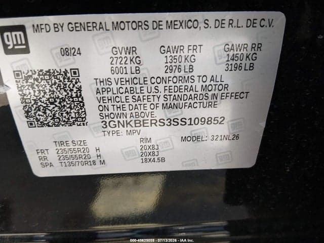 2025 CHEVROLET BLAZER FWD RS 9