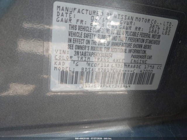 2019 NISSAN SENTRA SR 9