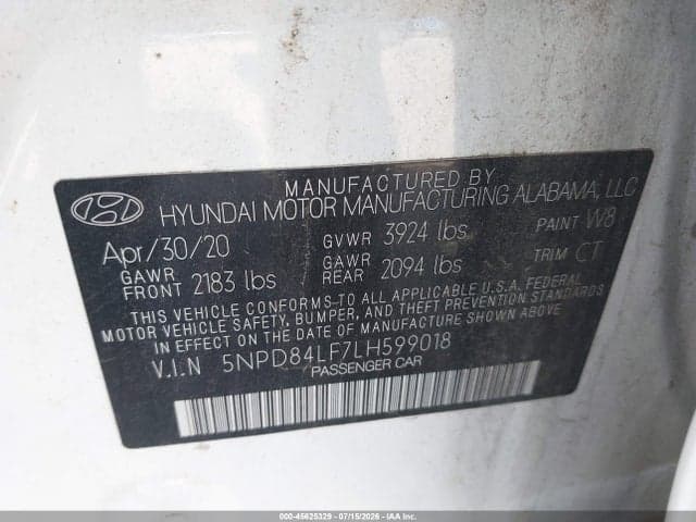 2020 HYUNDAI ELANTRA SEL 9