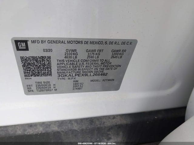 2020 GMC TERRAIN FWD SLT 9