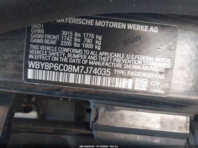 2021 BMW I3S 120AH 9