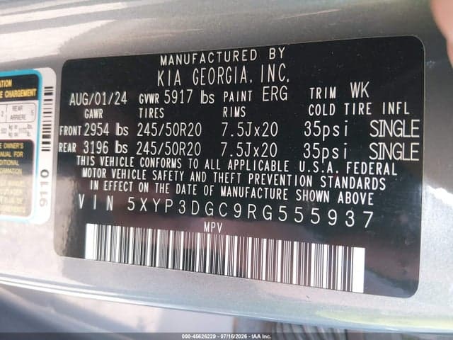 2024 KIA TELLURIDE EX 9