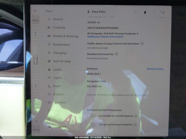 2023 TESLA MODEL S DUAL MOTOR ALL-WHEEL DRIVE/STANDARD RANGE 7