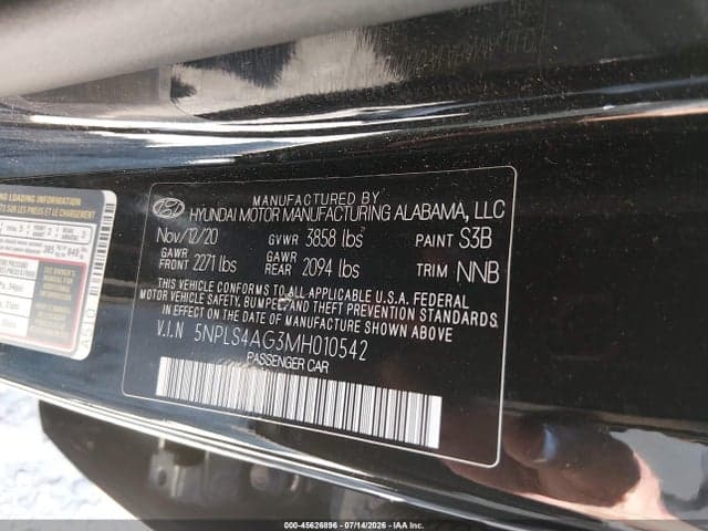 2021 HYUNDAI ELANTRA SEL 9