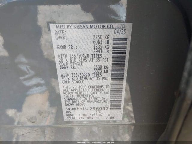 2025 NISSAN PATHFINDER PLATINUM 4WD 9
