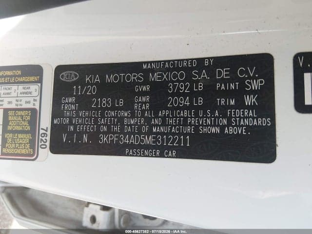 2021 KIA FORTE GT-LINE 9