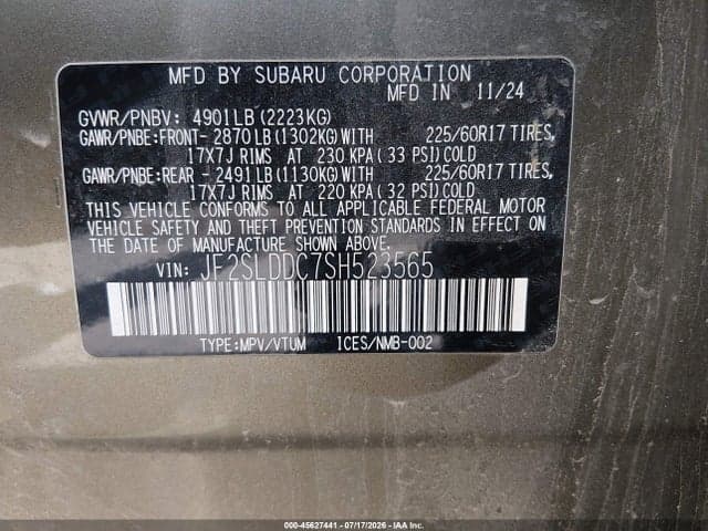 2025 SUBARU FORESTER PREMIUM 9