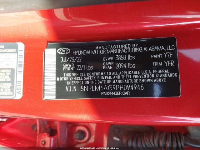 2023 HYUNDAI ELANTRA SEL 9