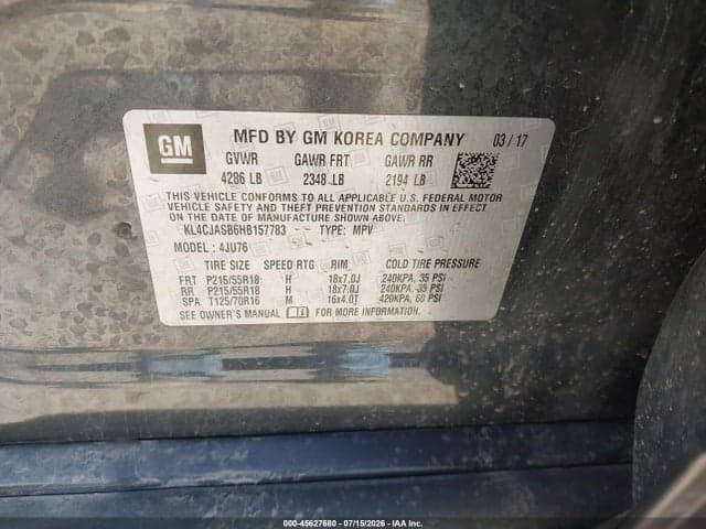 2017 BUICK ENCORE PREFERRED 9