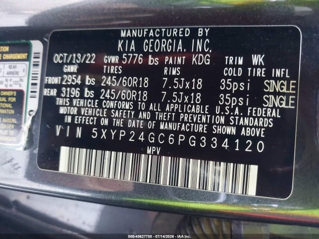 2023 KIA TELLURIDE LX 9