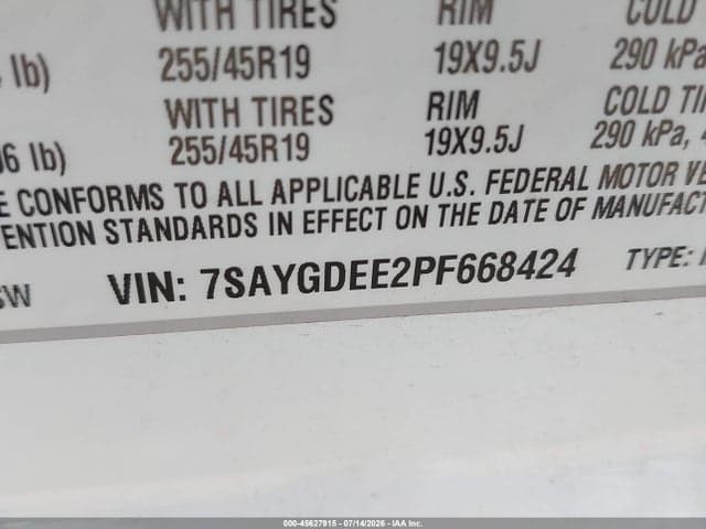 2023 TESLA MODEL Y AWD/LONG RANGE DUAL MOTOR ALL-WHEEL DRIVE 9