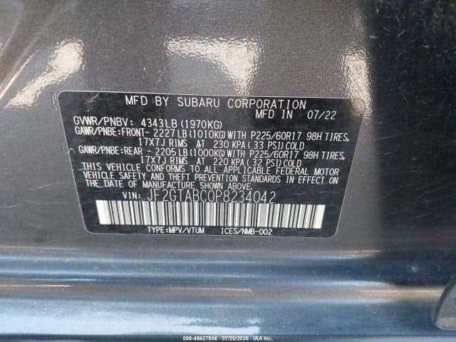 2023 SUBARU CROSSTREK 9