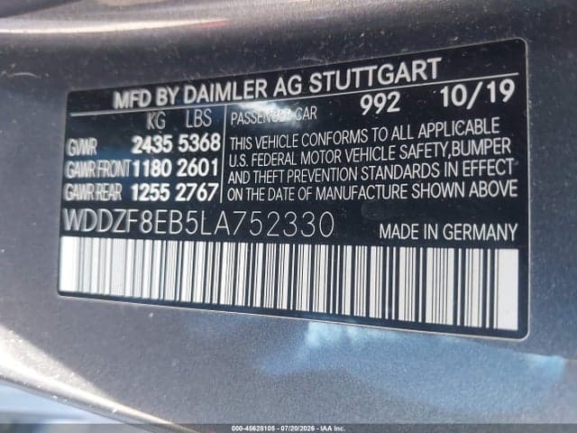 2020 MERCEDES-BENZ E 350 4MATIC 9