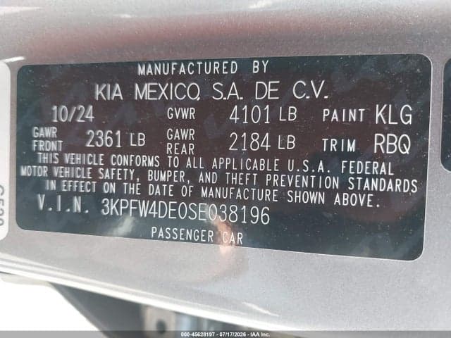 2025 KIA K4 GT-LINE 9