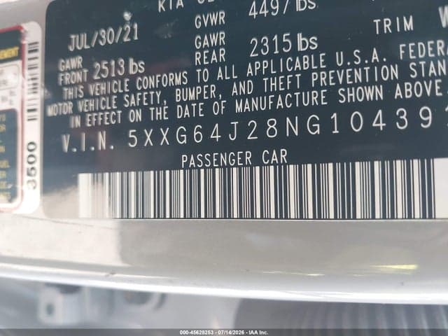 2022 KIA K5 GT-LINE 9