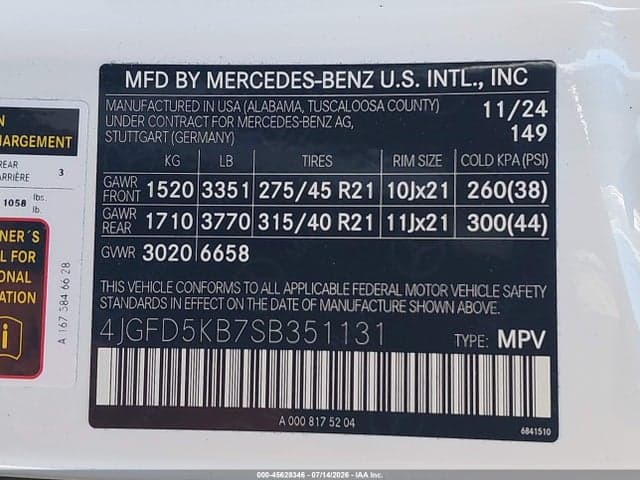 2025 MERCEDES-BENZ GLE 450 COUPE 4MATIC 9