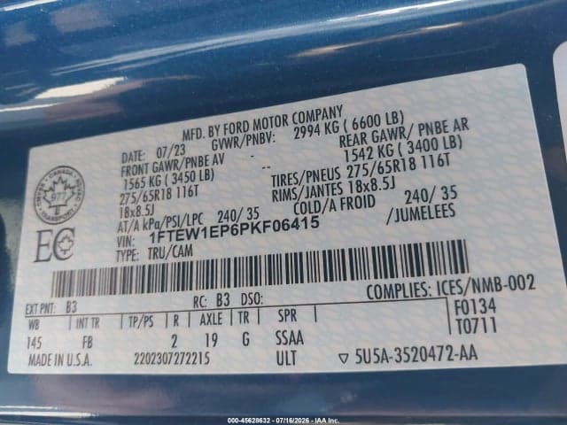 2023 FORD F-150 XLT 9