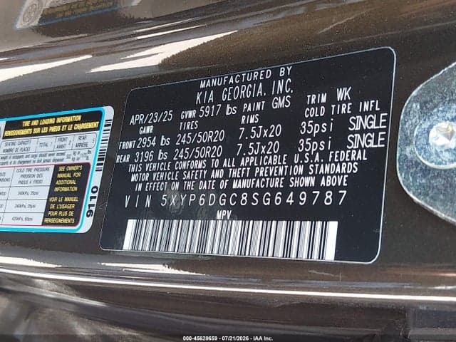 2025 KIA TELLURIDE S 9